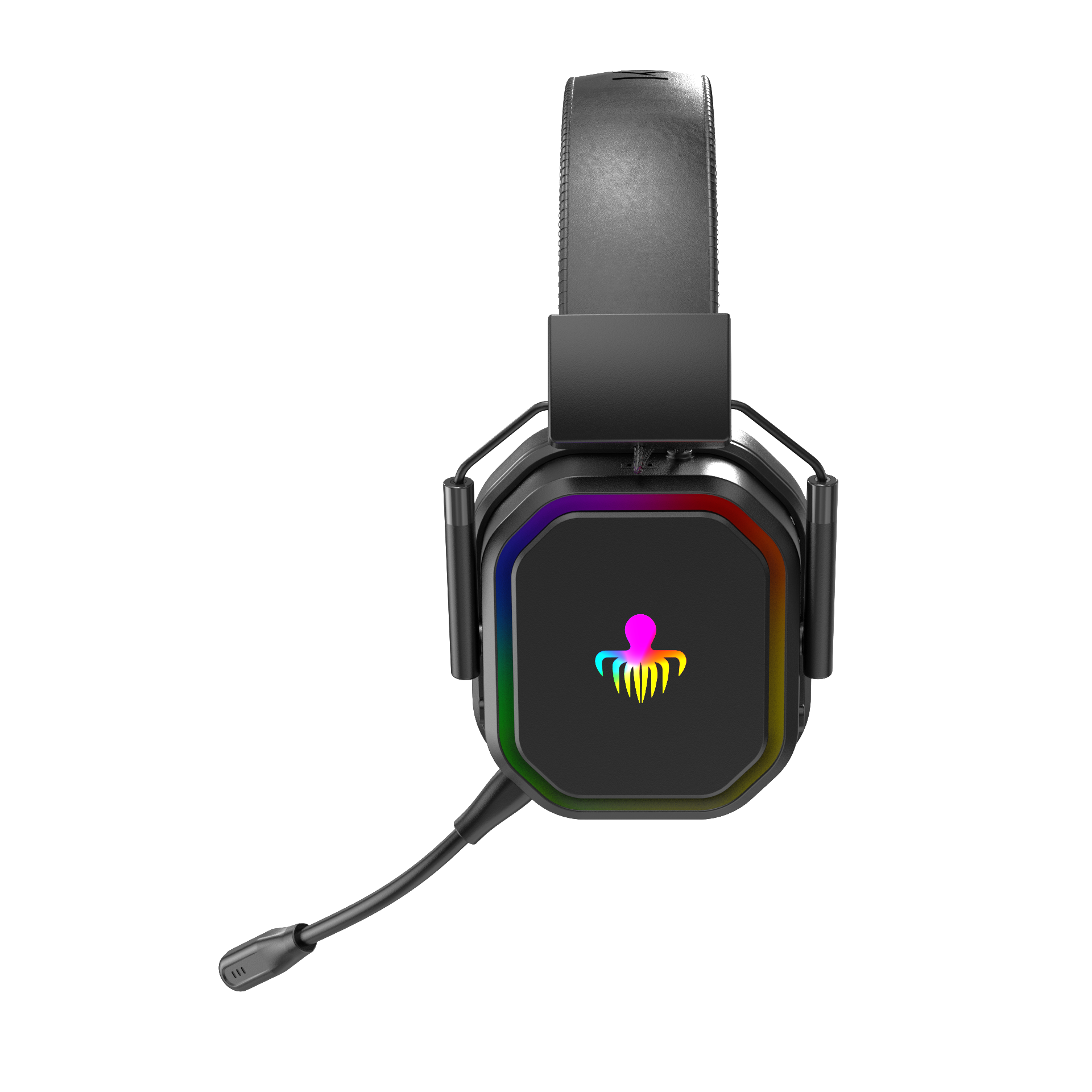 Neptune gaming headset — side view with RGB